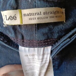 Lee Straight Leg Mid Waist Denim Pants